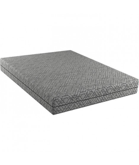 GEOFLEX - Matelas - 160 x 200 cm - Epaisseur 26 cm - Ressorts ensachés - Réversible tres ferme ou équilibré