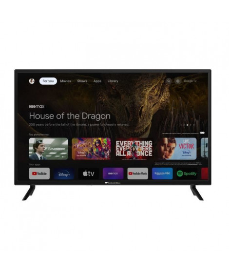 TV LED - CONTINENTAL EDISON - CELED32SGHD24B6 - 32'' (80 cm) - 1366x768 - NON SMART - 3xHDMI - 2xUSB