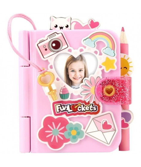 Mini Journal - KD - Funlockets - Mon Mini Journal Secret - Amuse-toi a personnaliser ton journal