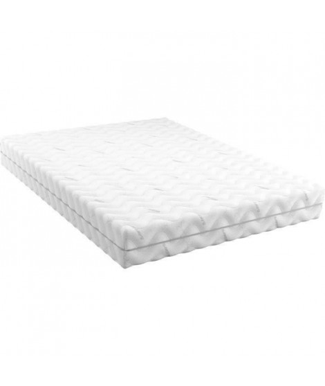 BAMBU - Matelas - 140 x 190 cm - Epaisseur : 20 cm - Réversible - Ressorts ensachés