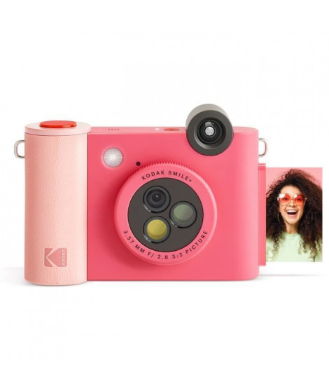 Appareil Photo numérique a Impression instantanée - KODAK - Smile+ - Fuchsia