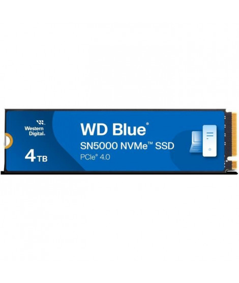 WESTERN DIGITAL - SN5000 - Disque SSD Interne - 4 To - WDS400T4B0E