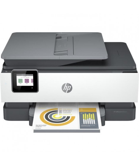 HP OfficeJet Pro 8022e - Imprimante tout-en-un  Jet d'encre couleur avec 6 mois d'Instant Ink inclus avec HP+