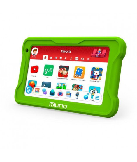 Tablette 7 pouces - KD - Kurio - La Tablette 7 Pouces Gulli (Android 13) - Contrôle parental et plus de 100 applications