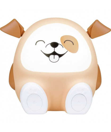 Enceinte lumineuse & veilleuse - BIGBEN - Chien - Bluetooth 5.0, 15W, Veilleuse réglable, Minuterie, Batterie USB-C