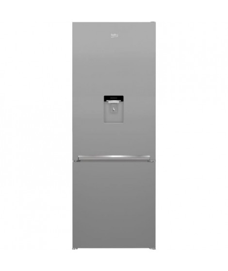 Réfrigérateur pose libre - Combiné - BEKO - BRCNE560K40DSN - Neo Frost - 510L - E - 74,5 x 70 x 192 cm - Gris acier