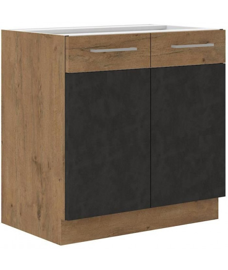 Meuble sous-évier ROCK - L 80 cm
