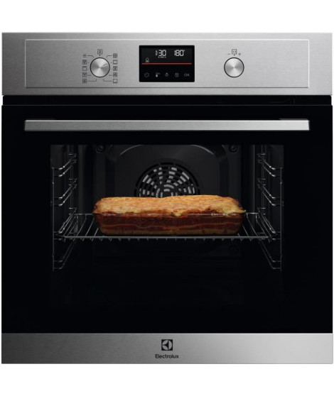 Four multifonction encastrable - Pyrolyse - ELECTROLUX - COH4P46BX0 - Inox - Porte froide 56 x 59,4 x 59 cm