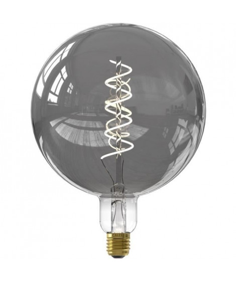 Ampoule LED E27 - CALEX - G200 SMART LED - 5 W - 130 lm - 2100 K - Intensité variable - Titanium