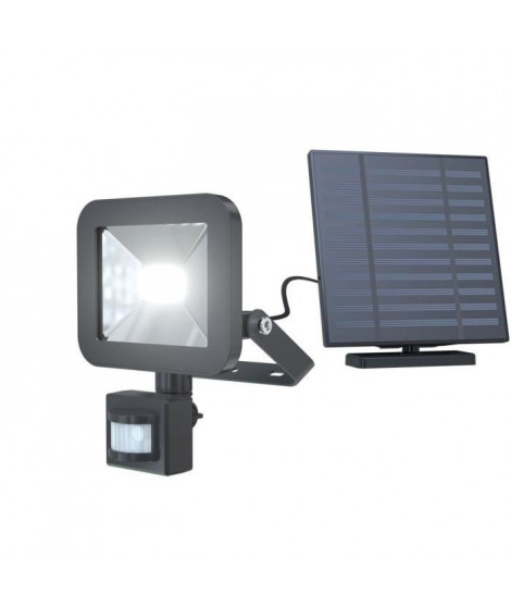 Projecteur solaire - CALEX - 800 lm - Sans fil - Extérieur - Avec panneau séparé