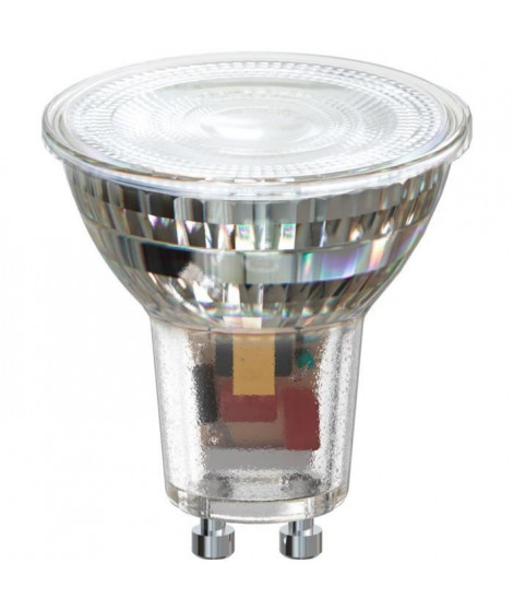 Ampoule LED reflecteur - CALEX - GU10 - 6 W - 400 lm - 3000 K - Intensité variable - Chrome