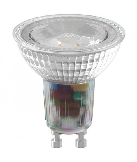 Ampoule LED reflecteur - CALEX - GU10 - 4,9 W - 345 lm - 2700 K - Intensité variable - Chrome