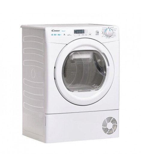 Seche-linge pompe a chaleur CANDY Smart CSE H10A1LE-47 - 10 kg - Connecté - 15 programmes - 66dB - Classe A+