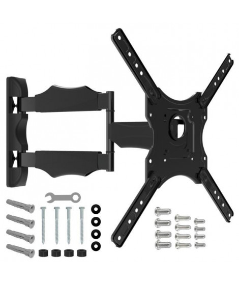 NANOOK Support Mural orientable pour téléviseurs 32-55 Pouces - Inclinable - Support Mural pour téléviseurs LCD, LED, QLED et…