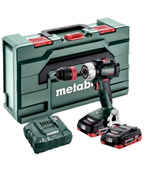 Perceuse visseuse sans fil - METABO - BS 18 LT BL Q - 18 V - MetaBOX 145