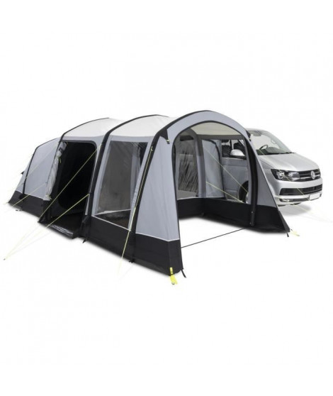 Auvent indépendant pour van - KAMPA - Touring Air TC RH - Tissu polycoton, grand espace de vie, porte moustiquaire, avancée g…