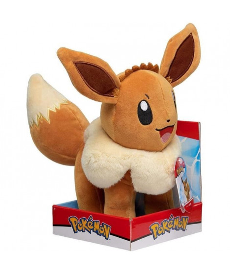 Peluche - BANDAI - Pokémon Evoli - 30 cm, pure douceur et tendresse
