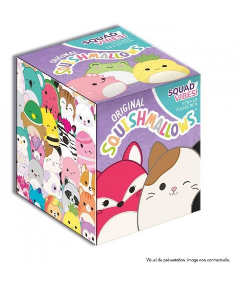 Boîte de 36 pochettes - PANINI - Squishmallows - 180 stickers