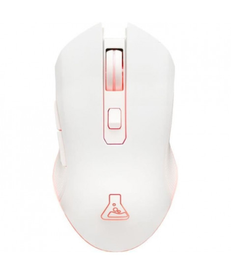 Souris Gamer Sans fil - THE G-LAB - KULT HELIUM - RGB - 6400 DPI - 6 Boutons - Blanc