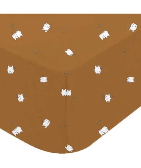 Drap housse - DOMIVA - BOUBOU - Jersey - Iprimé - 60 x 120 cm