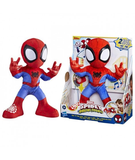 Spidey danse et rampe, peluche interactive avec musique et sons, jouets de super-héros a partir de 3 ans, Spidey et ses Amis …