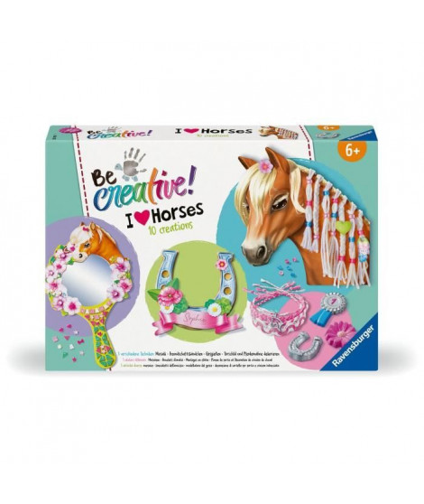 Ravensburger-Be Creative Chevalkit Multi-activités Horses10 créationsActivité détente et créativeDes 7 ans238751