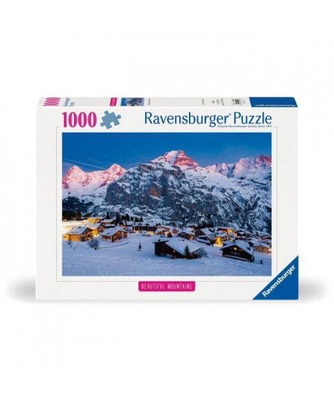 Ravensburger-Puzzle 1000p-LOberland bernois, Mürren (Highlights)-Adultes & enfants-Des 14 ans-Puzzle de qualité supérieure-1…