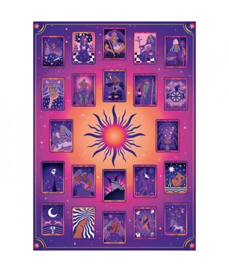Nathan-Puzzle 1500 pieces-Tarot et divination/Coralie Fau-Adultes et enfants des 14 ans-Puzzle de qualité supérieure-12000930