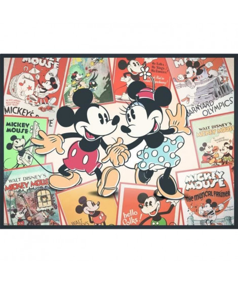Nathan-Puzzle 500 pieces-Souvenirs de Mickey/Disney-Adultes et enfants des 12 ans-Puzzle de qualité supérieure-12000969