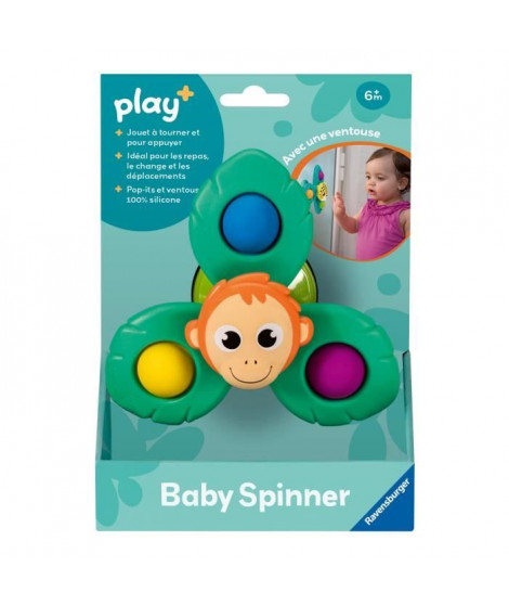 Ravensburger -PLAY + - Baby Spinner orang outan - Des 6 mois - version française - 34011