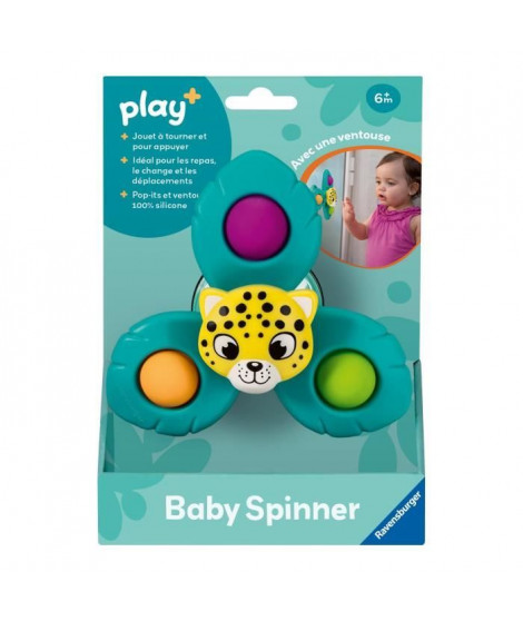 Ravensburger -PLAY + - Baby Spinner léopard - Des 6 mois - version française - 34012