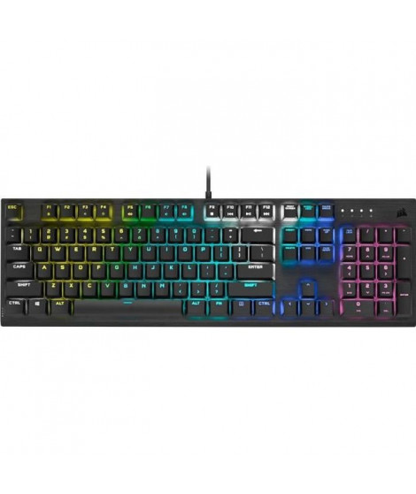 CORSAIR Clavier gamer mécanique K60 RGB PRO  - AZERTY (CH-910D019-FR)
