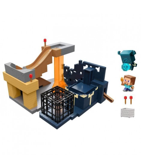 Minecraft-Coffret L'Ascension de Warden et ses Mini-Figurines HXT72