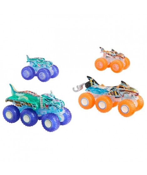 Hot Wheels-Gros Camion Monster Trucks Power Smashers-Coffret HYJ29