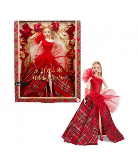BARBIE Poupée joyeux noël blonde HRM61