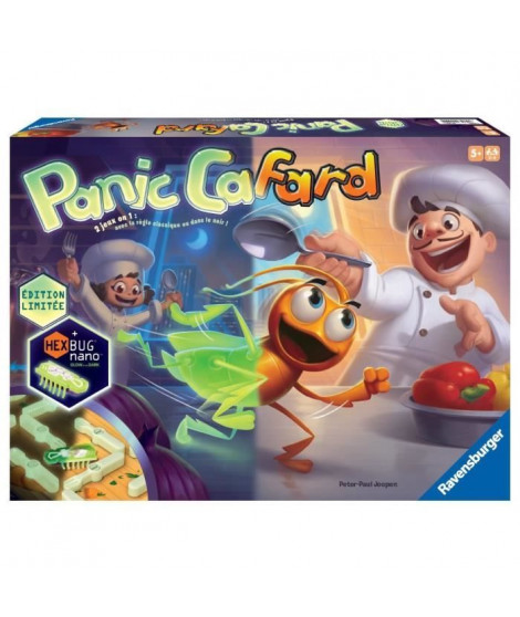 Ravensburger-Panic Cafard-Édition 10eme anniversaire Phosphorescente-Jeu de rapidité rigolo-Enfants&Parents-Des 5 ans-Mixte-2…