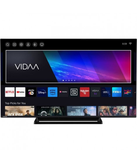 TOSHIBA 50QV3363DG - TV QLED 50'' (126 cm) - 4K UHD 3840x2160 - HDR - Smart TV - 3xHDMI - WiFi