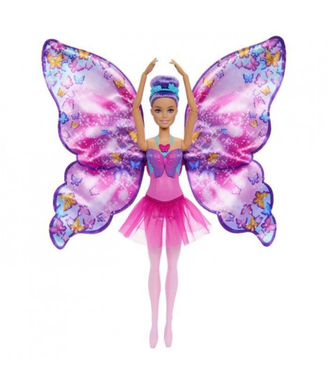 Barbie-De Danseuse a Papillon-Poupée transformation 2 en 1 HXJ10