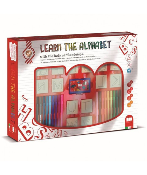 Coffret Apprends l'alphabet - MULTIPRINT - 1941 - lettres capitales