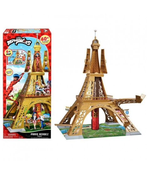 Playset deluxe Paris - BANDAI - Miraculous - Plus de 1,20 m avec accessoires