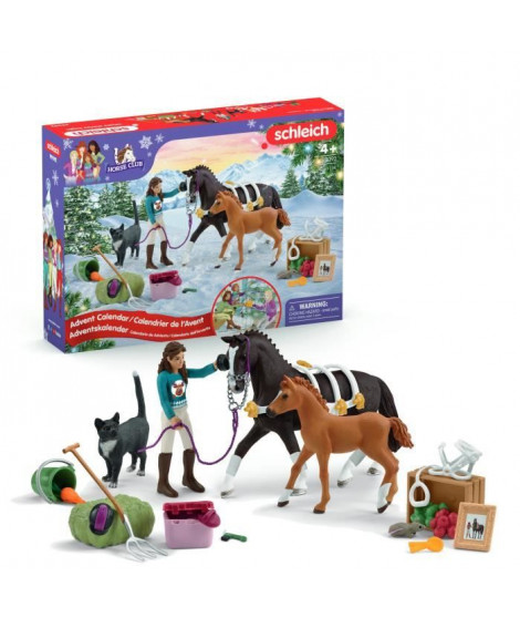 SCHLEICH- Calendrier de l'Avent Horse Club- 99092- Gamme Horse Club
