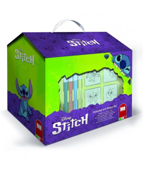 Maison de coloriage - MULTIPRINT - 9134 - 7 tampons Stitch
