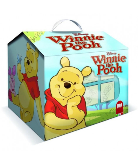 Maison de coloriage - MULTIPRINT - 9770 - 7 tampons Winnie l'Ourson