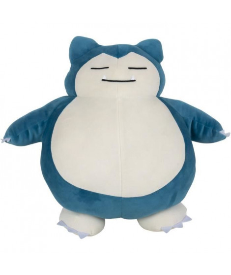 Peluche - BANDAI - Pokémon Ronflex (Snorlax) - 40 cm, douce et moelleuse