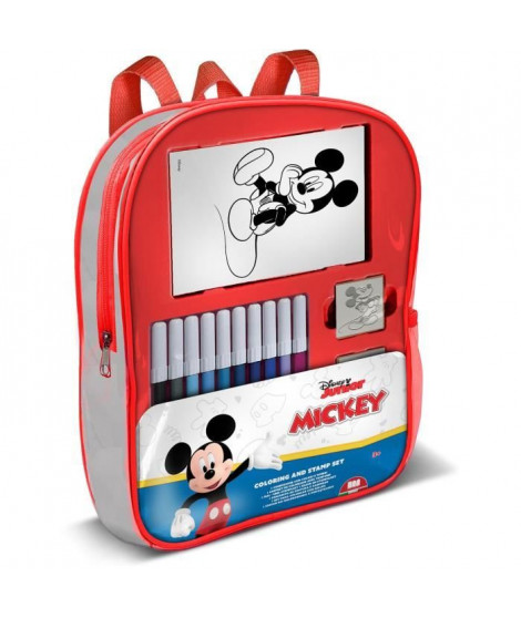 Sac a dos garni - MULTIPRINT - 24945 - 4 tampons Mickey