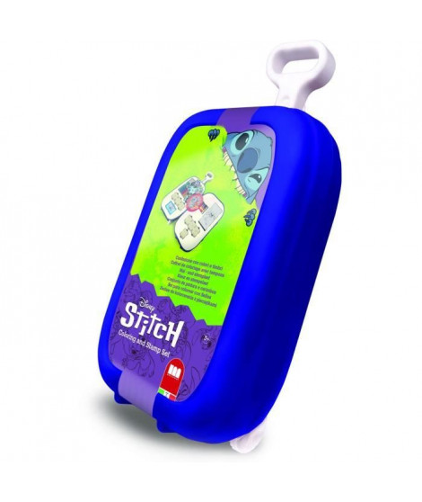 Trolley - MULTIPRINT - 64134 - 7 tampons Stitch, 5 crayons, 18 feutres