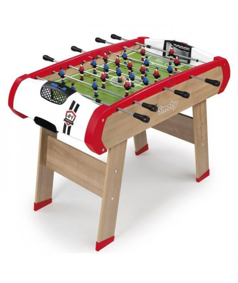 Smoby - Babyfoot Powerplay 4 en 1 - Babyfoot, billart, palet et ping pong - 120x90x86 - Des 8ans