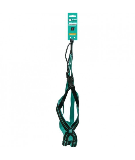 Harnais de traction pour chien - OLYMPIA - L - Type X-back - Bleu
