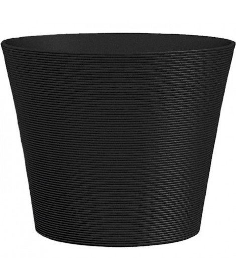 Pot de fleurs - GARDEN ID - Green Care Sense Noir-Anthracite - 30 x 27 cm - Garantie de 10 ans - 100% recyclé - Résistance UV…