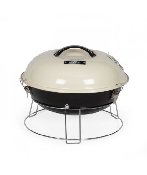 Barbecue a charbon portable - LIVOO - DOC301 - Champagne et noir